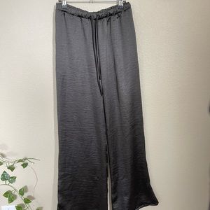 Wide Leg Silky Pants NWOT